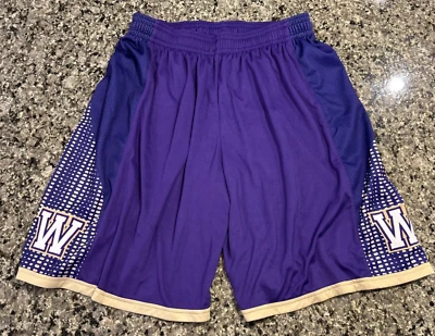 Мужские баскетбольные шорты Washington Huskies большие винтажные Riddell - Изображение 1 из 4