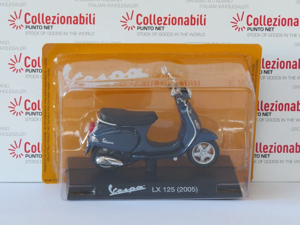 DIE-CAST MOTO SCOOTER VESPA LX 125 2005 - MOTORBIKES VESPA 1:18 #40 - Immagine 1 di 1
