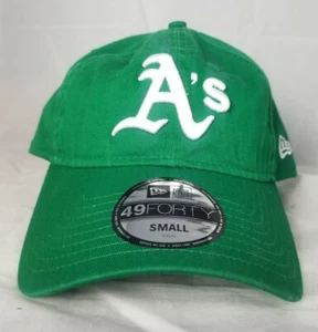 Oakland Athletics MLB New Era 49FORTY Kelly Green Hat Cap Size Small New - Picture 1 of 11