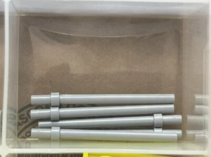 LEGO Parts - Barra Grigio Azzurro 6L con Anello di Stop - n. 63965 - QTÀ 5 - Foto 1 di 1