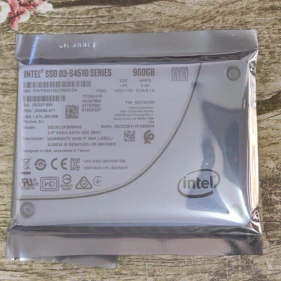 Intel 960GB S4510 SSD SATA III 6Gb/s 2.5" Internal SSD SSDSC2KB960G801 2.3PB - Image 1 of 4