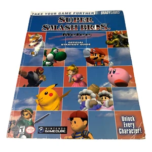 Super Smash Bros Melee Strategy Guide Book by Brady Games Fully Intact Readable! - Imagen 1 de 17