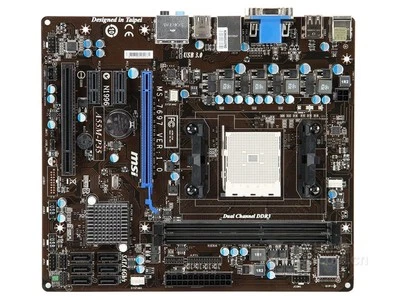 MSI A55M-P35 AMD A55 DDR3 Socket FM1 Micro ATX Motherboard - Image 1 of 4