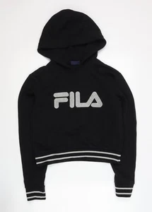 Fila Women's Black Pullover Hoodie - M - Picture 1 of 12