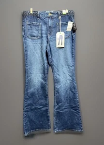 REGeneration Celebrity Pink High-Rise Curvy Flare Flower Denim Jeans Gr. 13/31 - Bild 1 von 24