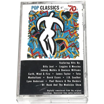Pop Classics Of The 70s (Cassette Tape 1989) 1970s Rock Pop PLAY TESTED - Image 1 of 4