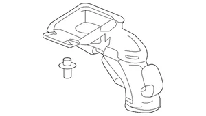 Genuine Honda Air Inlet Baffle 17254-5A2-A00 - Bild 1 von 3
