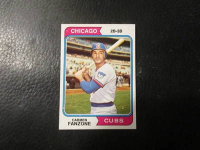 1974   TOPPS #484  CARMEN FANZONE CUBS     NM+ - Image 1 of 2