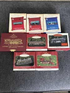 Hallmark Lionel Tren Motores Coleccionista Serie Lote De 8 con 100 Aniversario - Imagen 1 de 10