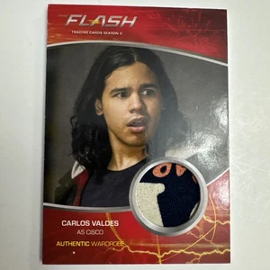 Cryptozoic DC The Flash Season 2 Wardrobe Card Carlos Valdes as Cisco M24 - Picture 1 of 2