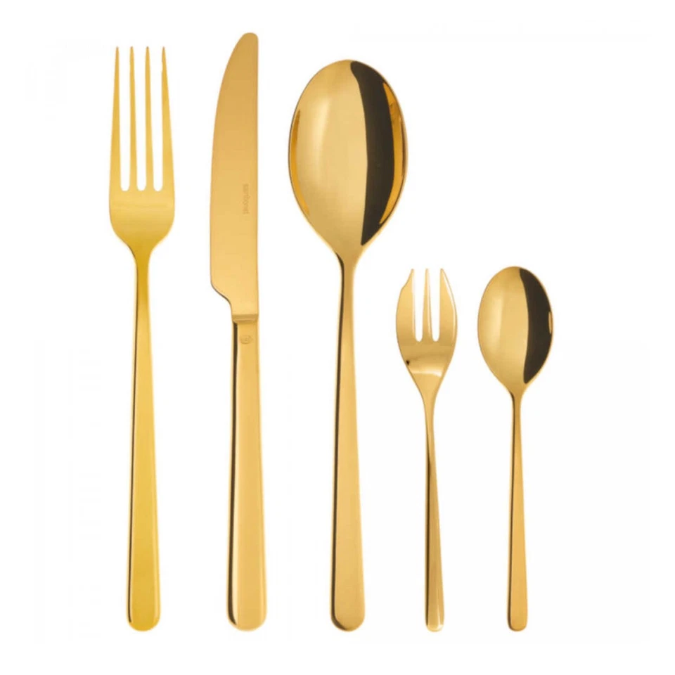 Sambonet Besteck e Linear Edelstahl PVD Gold 52713GN1