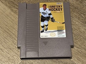 Wayne Gretzky Hockey White Jersey Variant Nintendo Nes Cleaned Tested Authentic