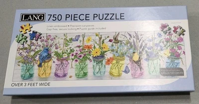 Rompecabezas Panorámico Lang 750 Piezas 38"X11" - Tarros de Hierbas Foto 1 de 4