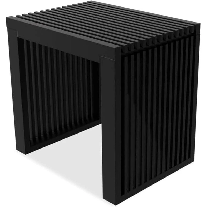 Banco de bambú rústico casa de campo entrada asientos ahorro de espacio diseño duradero nuevo Foto 1 de 4