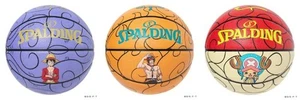 Juego de 3 baloncesto de cuero sintético talla 7 SPALDING × ONE PIECE - Imagen 1 de 13