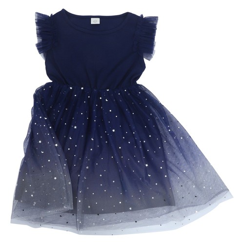 VETEMENTS Vestito Principessa Manica Corta Sfumato Bambino Bimba per Bambine Festa Piccola