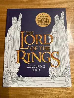 The Lord of the Rings Movie Trilogy Colouring Book: Official and Authorised NEW - Image 1 of 4