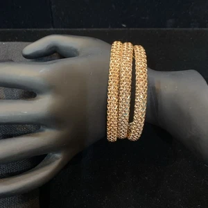 Italy 3 Row Bronze Bracelet - Picture 1 of 12