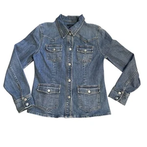GAP Denim Blue Jean Jacket Women's Size M - Picture 1 of 4