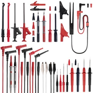 29 Stück Multimeter Messleitungen Kit mit austauschbaren Draht Piercing Prüfspitzen, A... - Bild 1 von 7