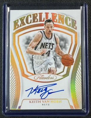 Keith Van Horn 2024-25 Panini impecable #23 excelencia automático oro 7/10 redes Foto 1 de 3