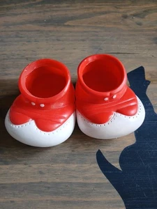 Coleco Cabbage Patch Kids CPK Red Clown Shoes with Squeaker - Picture 1 of 9