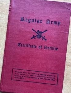 Original British RAC Trooper’s “Regular Army Certificate of Service” 1948-1960 - Picture 1 of 7