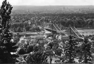 Alte Postkarte - Dresden - Blaues Wunder - Bild 1 von 1