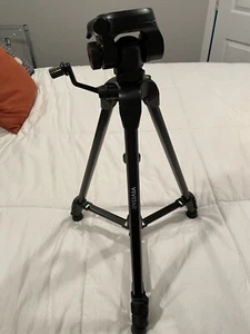 Vivitar Camera tripod 22" compact extends to 57" dual levels MID#0460421 - Picture 1 of 11