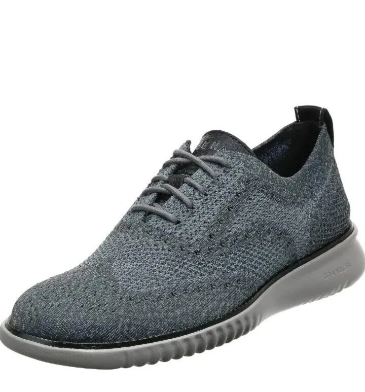 Cole Haan 2.zerogrand Stitchlite Mens Oxford Wingtip Magnet Grey Size 8.5 C27565