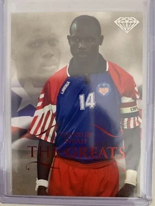 George Weah Futera Unique 2011 Ruby Card P184 Liberia AC Milan PSG /450 - Picture 1 of 2