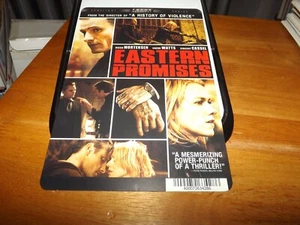 EASTERN PROMISES DISPLAY BACKER CARD (not a dvd) 5.5" X 8" NO MOVIE - Picture 1 of 1