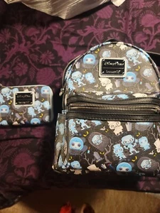 Loungefly-Pop Disney Parks Haunted Mansion Backpack & Wallet - Picture 1 of 5