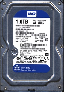 WD 1TB WD10EZEX-60ZF5A0 DCM EGRNNT2CHB T2 2060-771824-006 SPENDERLAUFWERK - Bild 1 von 2