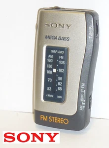 SONY SRF-S83 Personal Pocket AM FM Stereo Radio MegaBASS Fully Working - Picture 1 of 6