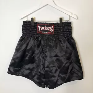 TWINS SPECIAL Black Shorts Mens 4L AS NEW Boxing Sport - Foto 1 di 8