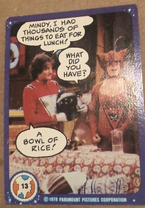 Vintage Mork And Mindy Trading Card #13 1978 Robin Williams Pam Dawber - Picture 1 of 1