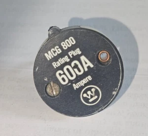 8MCG600 Westinghouse 600 AMP Bewertungsstecker 2608D29G03 NEU ZIEHEN KEINE BOX - Bild 1 von 4