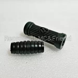 Set Kick Starter Rubber & Gear Pedal Rubber For Suzuki TC100 TC125 TS100 TS125 - Picture 1 of 4