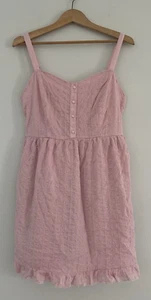 Jay Jays Dress Light Pink Embroidered Size 12 Strappy Sleeve Summer Casual - Picture 1 of 6