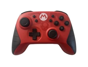 Wireless Hori Pad Nintendo Switch Super Mario Red/Black NSW-104 Game Controller - Picture 1 of 7