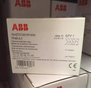 Relés de sobrecarga térmica ABB TF42-3.1 1SAZ721201R1033 entrega rápida 1 pieza - Imagen 1 de 5