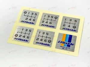 GREDDY SHIFT PATTERN STICKER - Picture 1 of 1