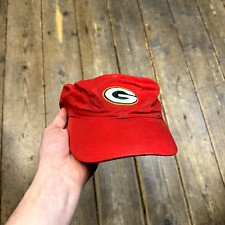 Reebok Green Bay Packers Baseball Hat NFL Vintage USA Cap Strap Back Mens Red