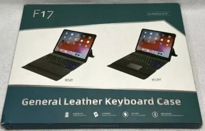Keyboard Case for iPad Pro 12.9" W129T Black F17  Wireless General Leather  - Image 1 of 3