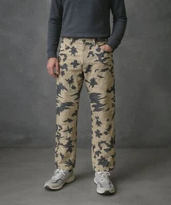 2001 Vintage ROBERTO CAVALLI Jeans Hose Print Camouflage Denim Größe L - Bild 1 von 17