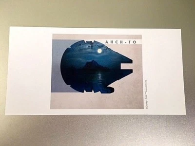 STAR WARS GALACTIC NIGHTS Event Exclusive A H C H - T O Star Ship Sticker  - Image 1 of 3