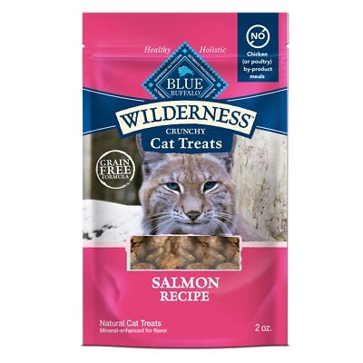 Golosinas crujientes para gatos Wilderness hechas con ingredientes naturales sabroso sabor salmón... Foto 1 de 4