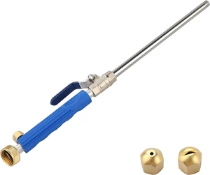 High Pressure Power Washer Wand, Hydro Jet Water Hose Nozzle,Watering Sprayer Cl - Picture 1 of 12