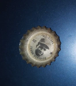 1960's Coca Cola Cap-Frank Robinson All Star #A32 excellent(see scan) - Picture 1 of 1